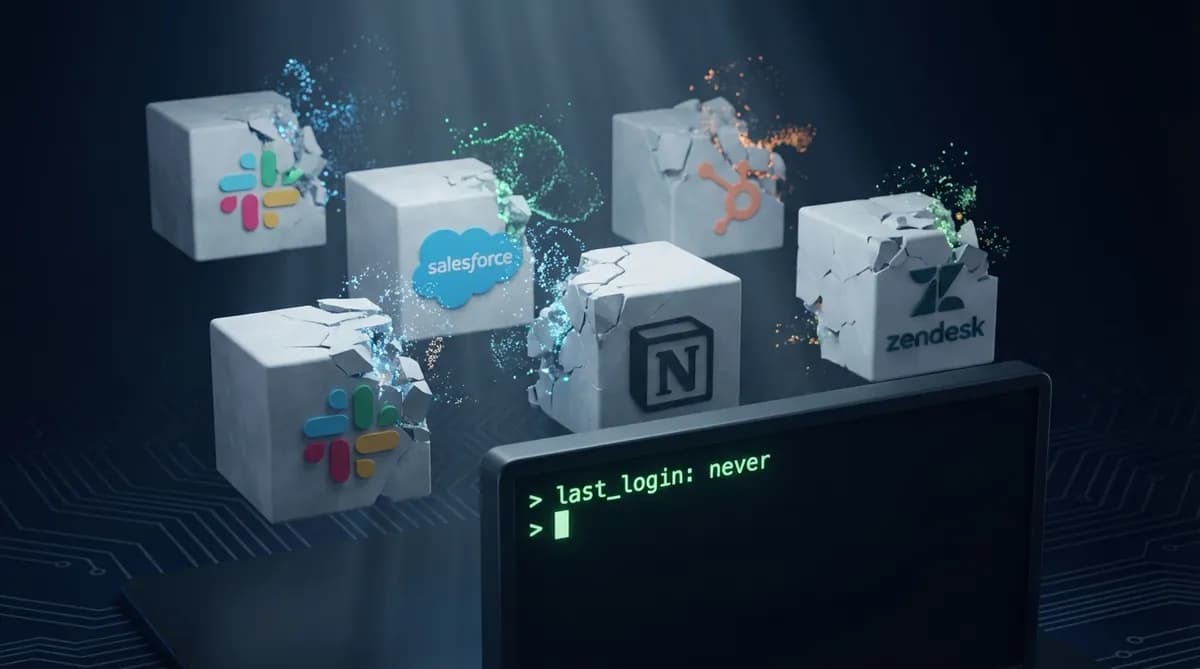 The Last Login — AI agents replacing SaaS dashboards